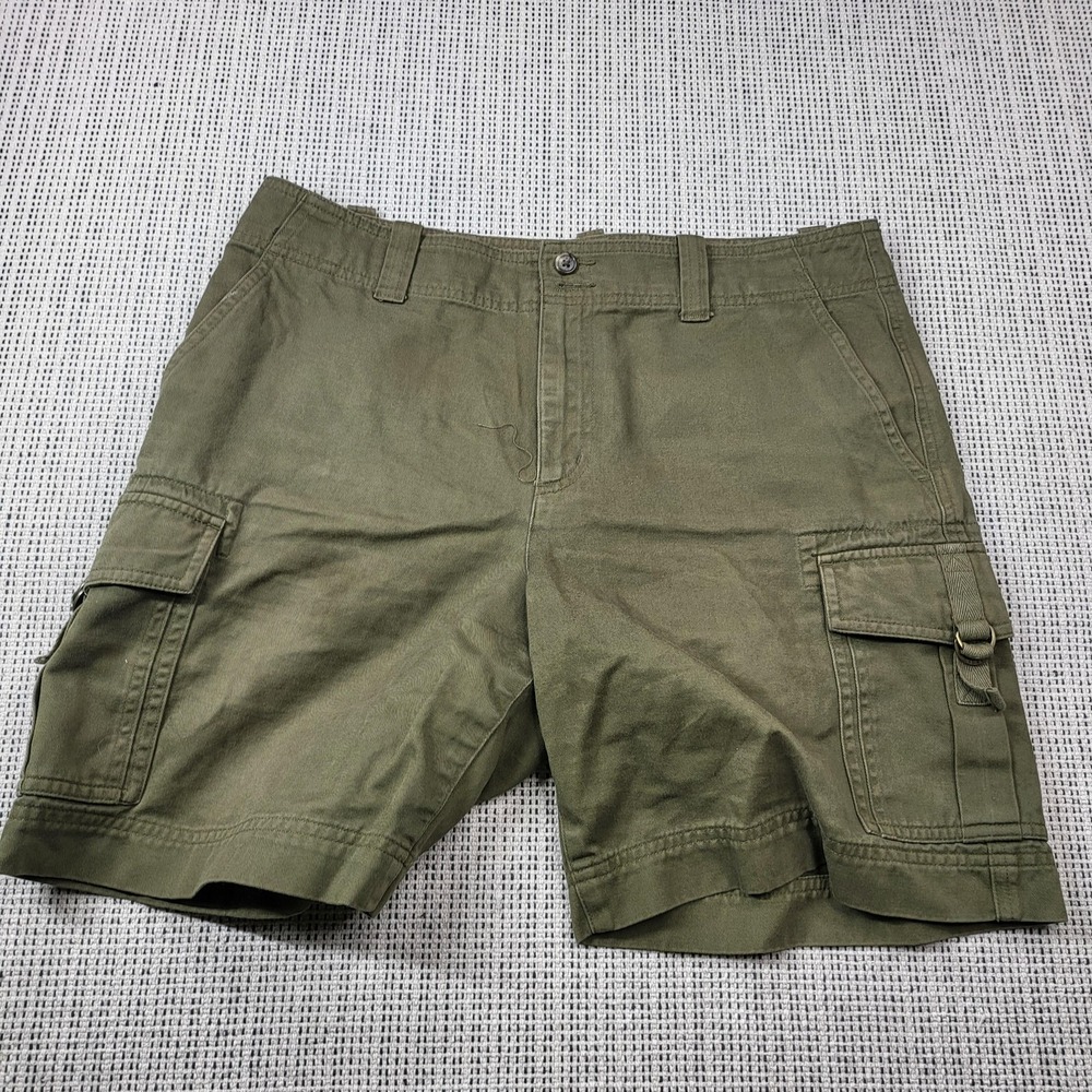 Lauren Ralph Lauren‎ Shorts Womens 8 Green Cargo Twill Pockets Casual Summer